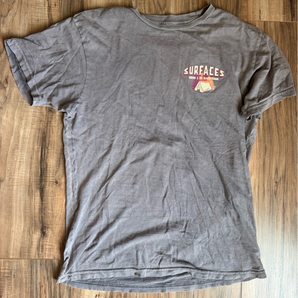 Unisex Surfaces Gray T-Shirt